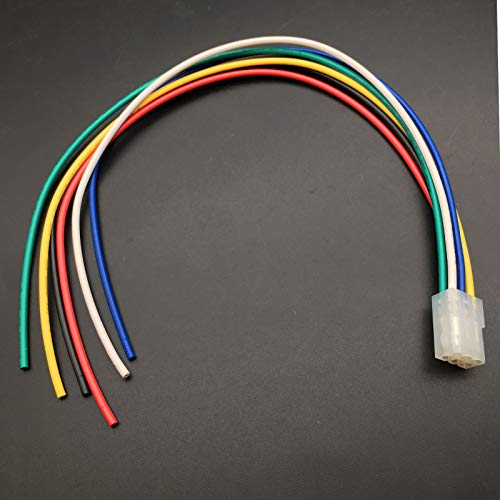 Compatible with Western Snow Plow 6 pin Control Harness Repair End 27070 Connector Pigtail