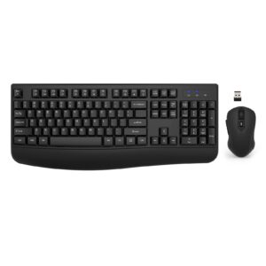 wireless keyboard and mouse combo, edjo 2.4g full-sized ergonomic computer keyboard with wrist rest and 3 level dpi adjustable wireless mouse for windows, mac os desktop/laptop/pc
