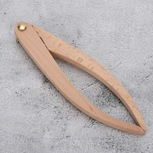 Jeanoko Solid Wood Caliper Positioning Distance Measuring Tool Wooden Pottery Tools for Ceramic Production Measurement(8-inch Wooden Caliper)