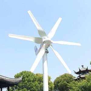 600w 500w 400w wind turbine 12v 24v 48v horizontal axies wind generator with mppt controller for home use free energy (48v, 600w)