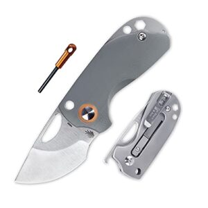 kizer catshark folding knives non-locking with 1.95 inch n690 blade every day pocket knife v256