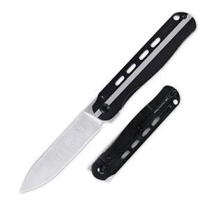 kizer titanium folding knives, s35vn blade and black handle with pocket clip, lätt vind ki4567a1