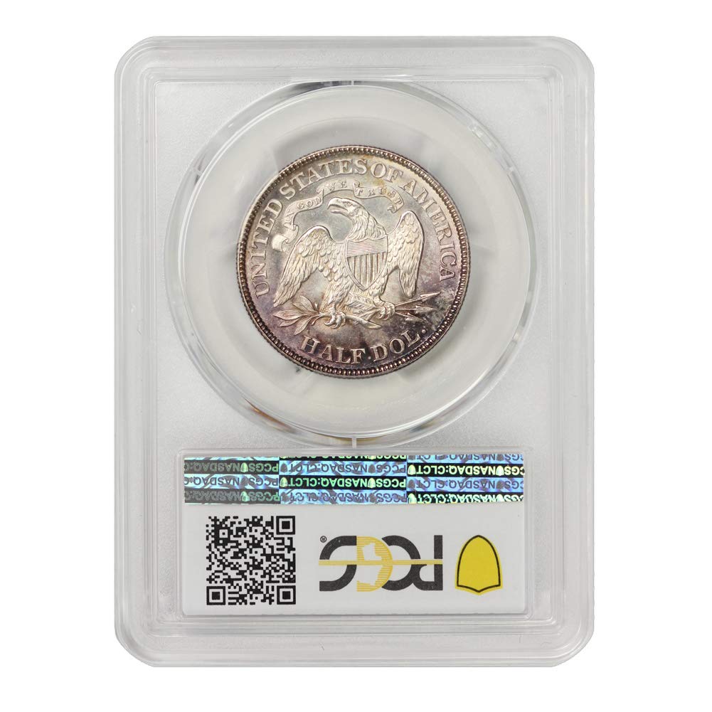1879 No Mint Mark American Silver Seated Liberty Half Dollar MS-67 by CoinFolio $0.50 PCGS/CAC MS67