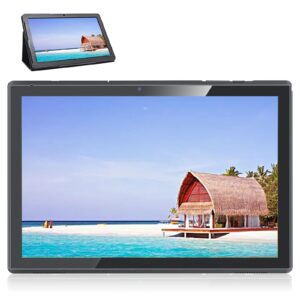 cwowdefu 10 inch tablet with case included, android tablet 3gb ram 32gb touchscreen tablette computer wifi tabletas 10.1 inch tablet kids (black)
