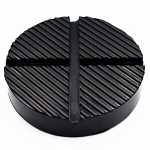 floor jack rubber pad jack pad adapter pinch weld side frame rail protector puck/pad diameter 125mm / 4.92 in (1 pcs)