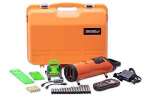 johnson level & tool 40-6698 electronic self-leveling pipe laser with greenbrite technology, green, 1 laser