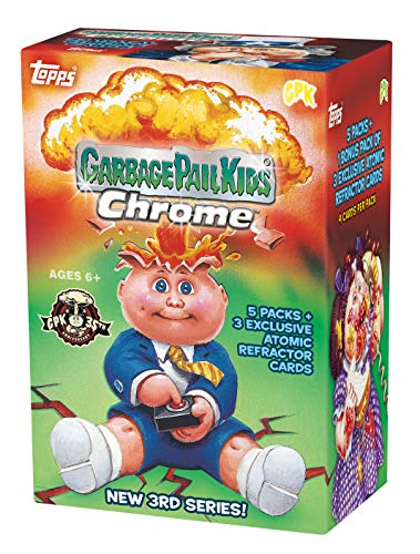 2020 Topps Garbage Pail Kids Chrome BLASTER box (20 cards PLUS 3 refractor cards/bx)