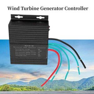 EBTOOLS Wind Turbine Controller, IP67 Waterproof Wind Turbine Generator Controller, 1000W/DC60V Battery Charging Regulator, Small Size and Good Heat Dissipation Wind Turbine System.