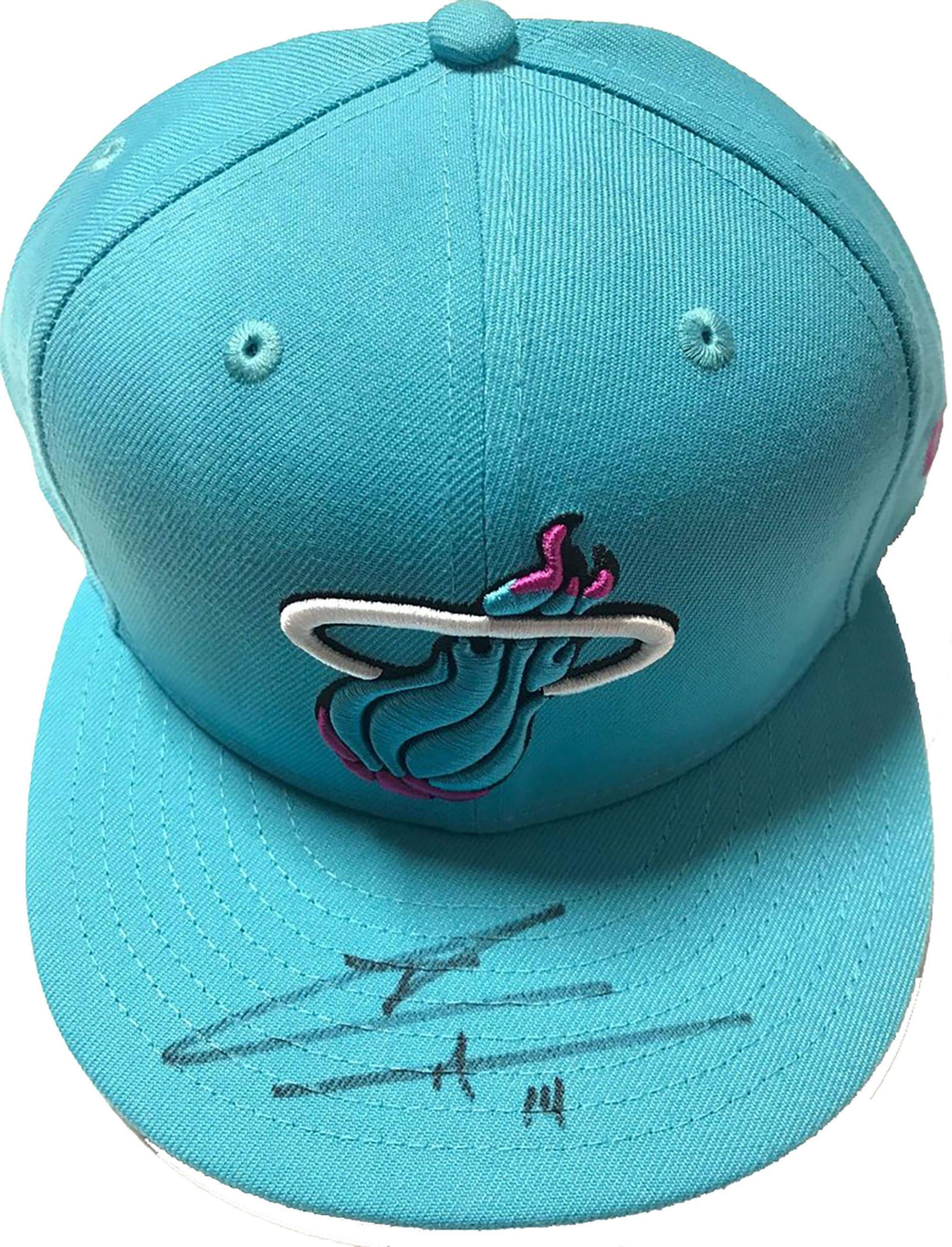 Tyler Herro Autographed Miami Heat ViceWave Logo Hat (JSA) - Autographed NBA Hats