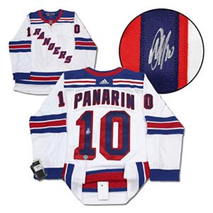 artemi panarin new york rangers signed white adidas jersey - autographed nhl jerseys