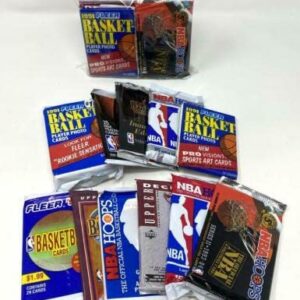 HUGE LOT: 300 Unopened Basketball Cards in Factory Sealed Packs of NBA Cards - Unsigned Basketball Cards