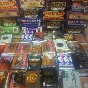 HUGE LOT: 300 Unopened Basketball Cards in Factory Sealed Packs of NBA Cards - Unsigned Basketball Cards