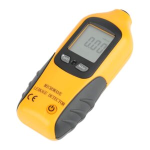 Jeanoko Microwave Detector HT-M2 Digital LCD Display Microwave Leakage Detector Radiation Meter Tester High Sensitivity to Radiation and Built in Alarm Function(Battery not Included)