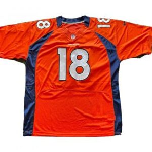 Peyton Manning Signed Denver Broncos (Home Orange) Jersey JSA - Autographed NFL Jerseys