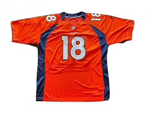 Peyton Manning Signed Denver Broncos (Home Orange) Jersey JSA - Autographed NFL Jerseys