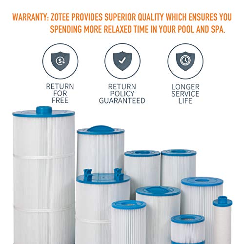 ZOTEE PRB25-IN Spa Filter Cartridge Compatible with C-4326,Darlly 42513,Guardian 413-106,Filbur FC-2375,Pentair R173429,3005845,17-2327,100586,33521,25392,817-2500,Hot Springs Spa Filters,1 Pack