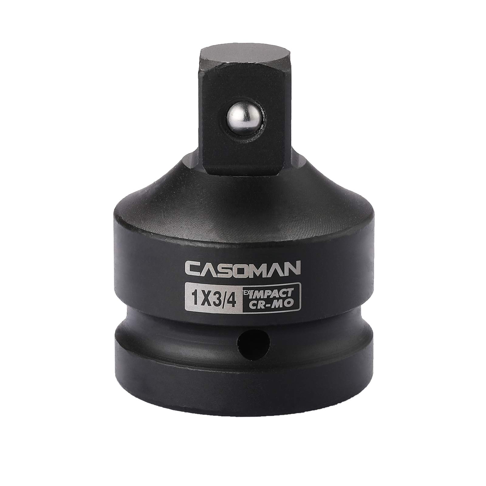 CASOMAN 1-Inch Drive F to 3/4-Inch (M) Impact Adapter, Cr-Mo Steel, 1"F to 3/4"M Socket with Friction Ball, Exceeds ANSI Standards