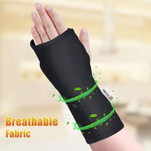 YUTANG Updated 2023 Wrist Brace for Carpal Tunnel, Night Sleep Wrist Support Brace, Wrist Splint, Great for Wrist Pain, Sprain, Sports Injuries, Joint Instability, Suitable for Left and Right Hands