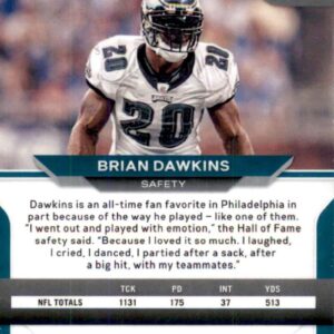 2020 Panini Prizm #176 Brian Dawkins Philadelphia Eagles Football Card