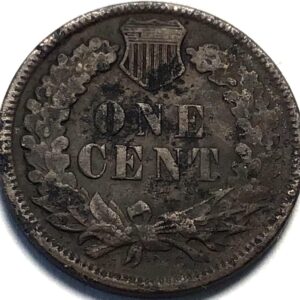 1890 P Indian Head Cent Penny Seller Fine