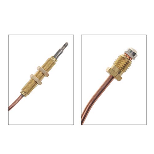 Timsec 2Packs Fire Pit Thermocouple F273117, Tank Top Heaters Lead Compatible with Mr Heater MH12C, MH12T, MH12CS, MH12TS, MH24T, MH24TS, MH42T, Replace# F273100, F273105, F273200, F273300, F273305