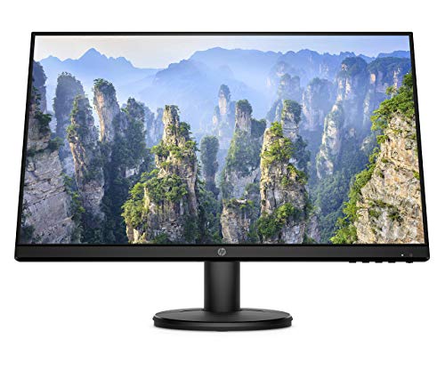 HP V24i FHD Monitor | 23.8-inch Diagonal Full HD Computer Monitor with IPS Panel and 3-Sided Micro Edge Design | Low Blue Light Screen with HDMI and VGA Ports | (9RV15AA#ABA) (Renewed)