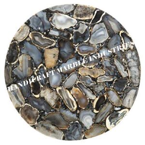 best for gift natural agate table, agate table top, agate table, agate stone table, round agate table, gemstone, quartz, customized agate stone table