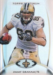 2012 topps platinum #93 jimmy graham nfl football trading card