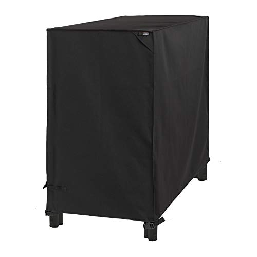 Modern Leisure Monterey 4 ft Outdoor Log Rack Cover, 48 L x 24 W x 42 H inch, Black