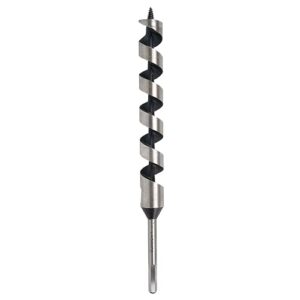 somada 1-inch x 12-inch auger drill bit for wood, hex shank 3/8-inch, ship auger long drill bit for soft and hard wood, plastic, drywall and composite materials