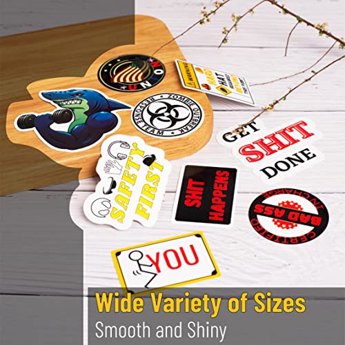 UNCO- Hard Hat Stickers, 76 pcs, Hardhat Stickers and Decals, Funny Stickers, Stickers for Men, Laptop Stickers for Men, Hardhat Stickers, Hard Hat Decals, Electrician Stickers for Hard Hats