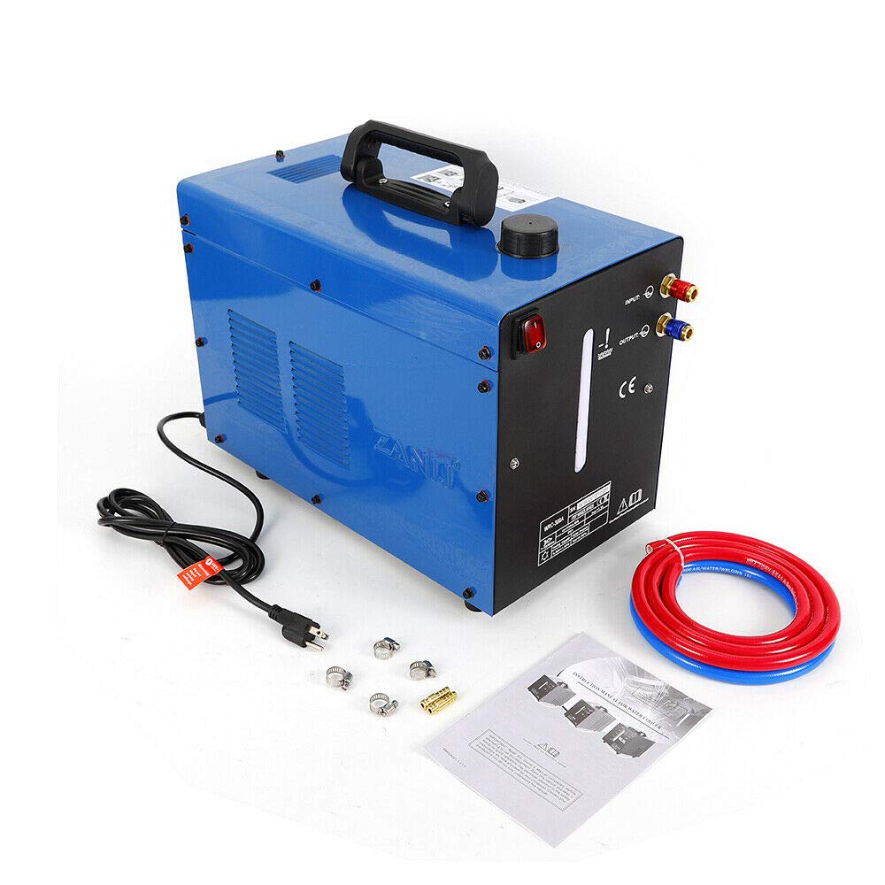 Eapmic Welder Water Cooler Kit, 10L Tig Welder Water Cooling Machine Single Phase Welder Tig Torch Water Cooling System 370W 110V