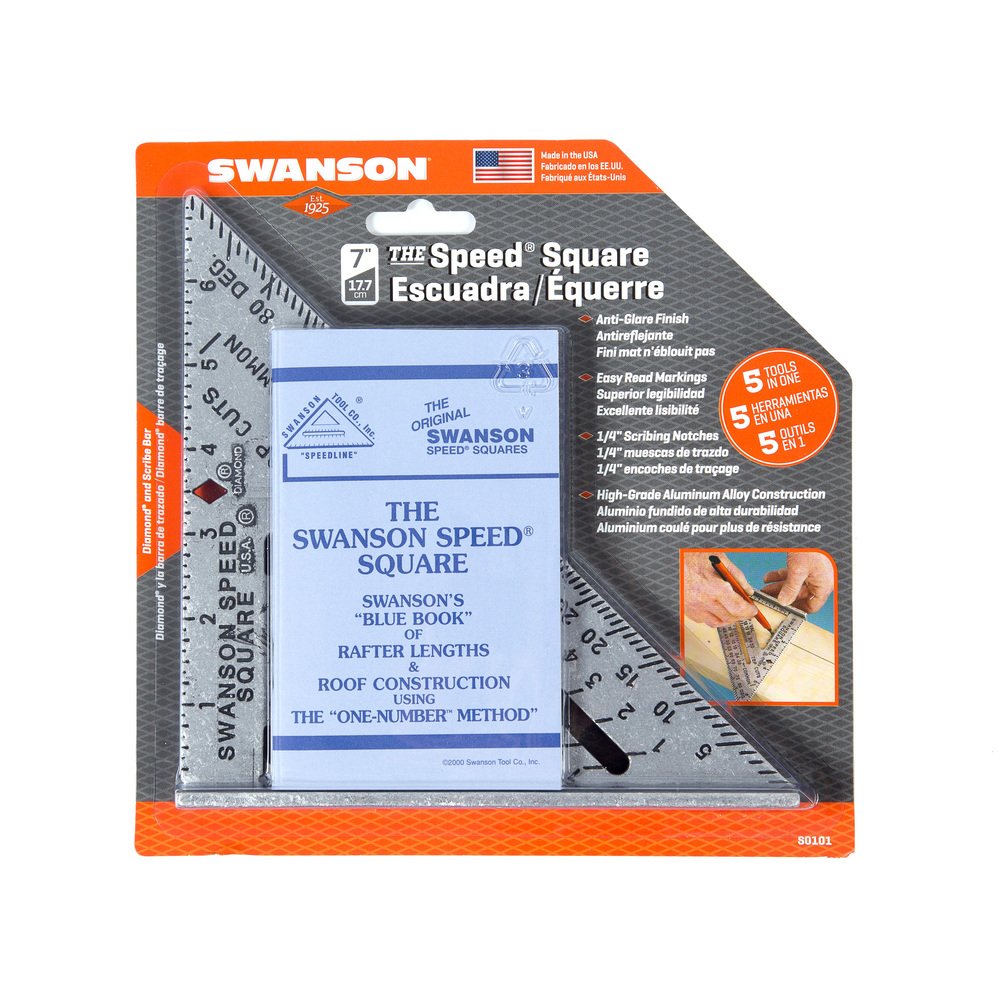 WORX WX065 Clamping Sawhorses with Bar Clamps | SWANSON Tool Co S0101 7 Inch Speed Square, Blue