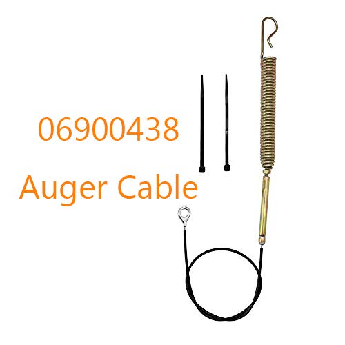 ZHNsaty Cable- Auger & Upper Traction 06900438 for Snow Blower Auger Upper Traction Cable SNO-Tek Compact 24916003 AMP 24916303