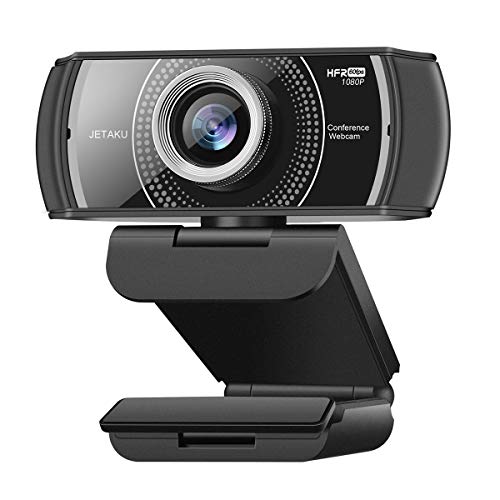 Webcam 1080P 60fps with Microphone for Streaming, JETAKu 920Phro HD USB Computer Web Camera Video Cam for Gaming Conferencing Mac Windows Desktop PC Laptop