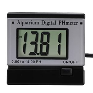 Oumefar Digital PH Monitor, Mini PH Meter ABS Quality Material Water Quality Tester 110V US Plug for Aquariums, PH Monitor Kit for Hydroponics Aquaculture Laboratory