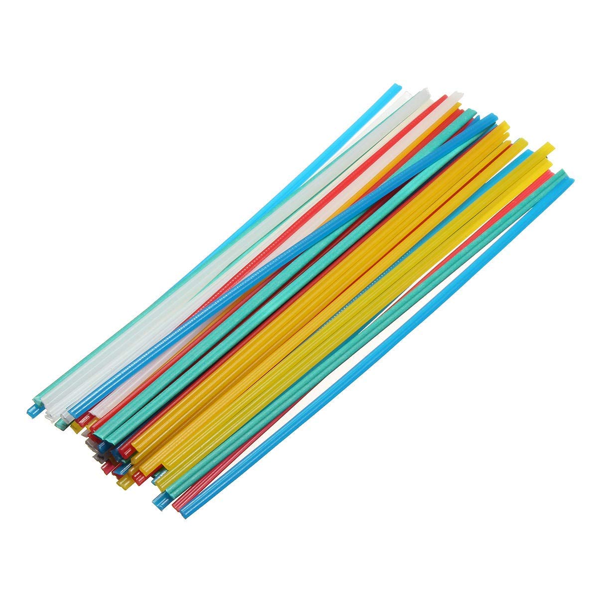 YYONGAO 50pcs 25cm PP PVC Plastic Welding Rods Welder Sticks Blue ellow White Red Green Welding Welding Tool