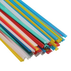 YYONGAO 50pcs 25cm PP PVC Plastic Welding Rods Welder Sticks Blue ellow White Red Green Welding Welding Tool