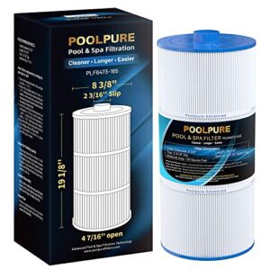 poolpure 6473-165 spa filter replaces sundance 6473-165 (only outer filter), ak-6473165, ufc-165, sundance microclean ultra hot tub filter cartridge 1 pack