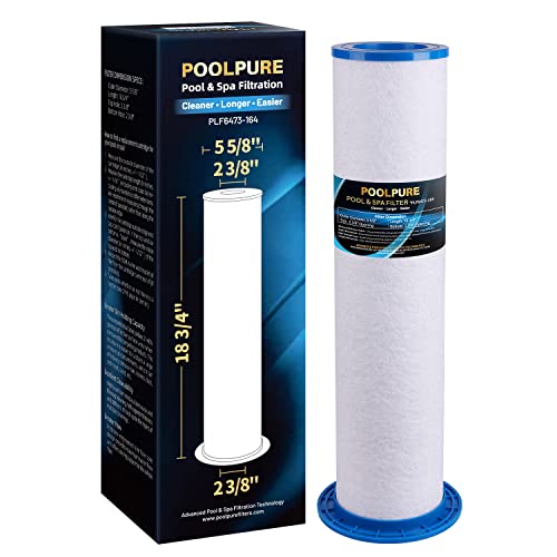 POOLPURE 6473-164 Spa Filter Replaces Sundance 6473-164, Filbur FC-2769, AK-6473164, UFC-164, Sundance MicroClean Inner Hot Tub Filter Cartridge 1 Pack