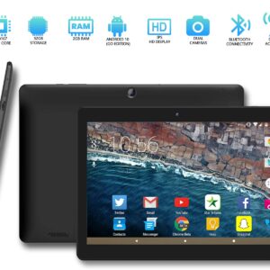 Azpen Google Certified 10 Inch Android 10 OS Tablet IPS 1280 x 800 HD Display 2GB RAM 32GB Storage Dual Camera Quad Core Bluetooth GPS