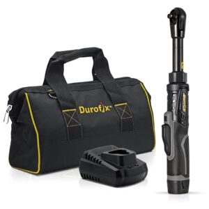 durofix rw1216-3p g12 series 12v li-ion cordless 3/8” 65 ft-lbs. extended ratchet wrench tool kit