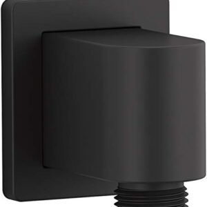 KOHLER K-98351-BL Awaken Handshower Supply Elbow, Matte Black