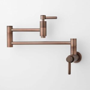 Signature Hardware 450655 Contemporary Double Handle Wall Mounted Pot Filler