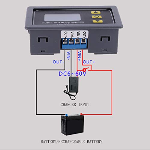 caralin XY-CD60 Solar Battery Charger Controller Module DC6-60V Charging Discharge Control Low Voltage Current Protection Board Plastic Charge Controller