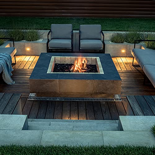 GASPRO Propane Gas Fire Pit Kit, with 12 Inch Jet Fire Pit Burner Ring, for DIY & Upgrade Propane Fire Pit, Fireplace, Heavy Duty 304 Stainless Steel, Indoor & Outdoor Use