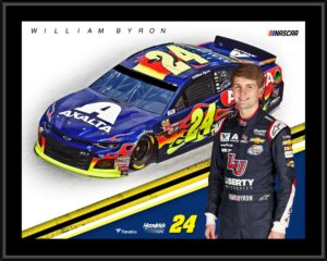 william byron 12" x 15" axalta sublimated player plaque - nascar driver plaques and collages