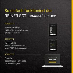 Reiner SCT tanJack Deluxe I Premium TAN-Generator und Authenticator I Erstklassiger TAN-Generator für Online-Banking mit chipTAN QR und Sm@rt-TAN Photo