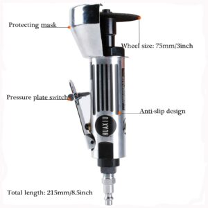 HUAXIU 3inch Air Cut Off Tool Include 6Pcs 3 inch Cut Off Wheel,Free Speed 20000RPM