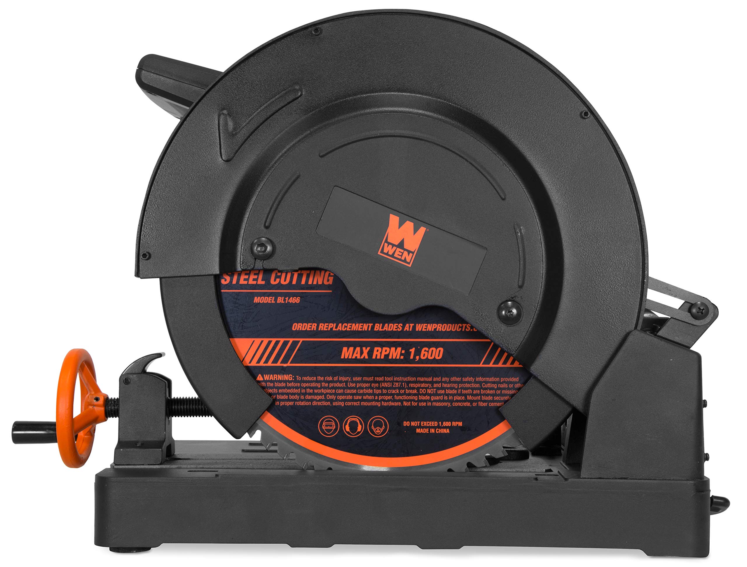 WEN CM1452 15-Amp 14-Inch Premium Multi-Material Cut-Off Chop Saw with Carbide-Tipped Metal-Cutting Saw Blade